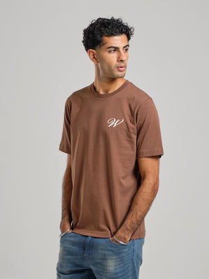 W Logo Printed T-Shirt