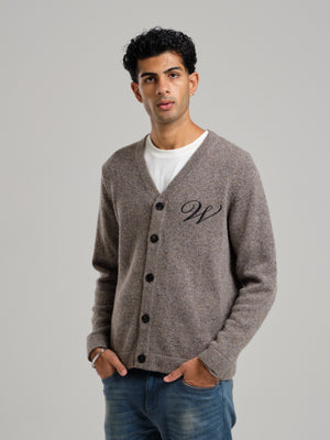 Nep W Embroidered Cardigan