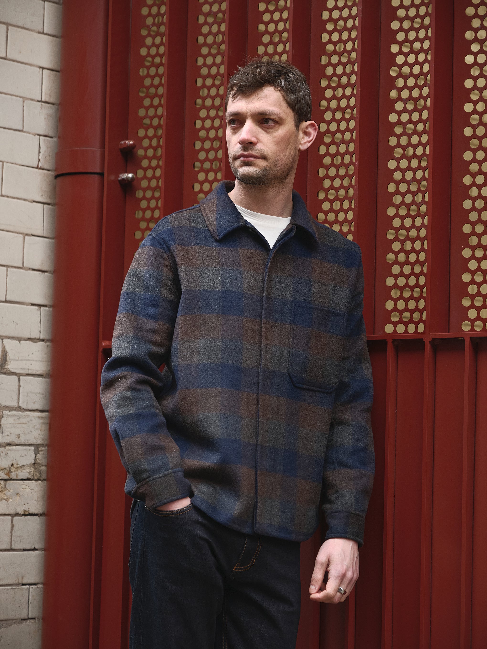 The Wool Check Overshirt — Wolsey