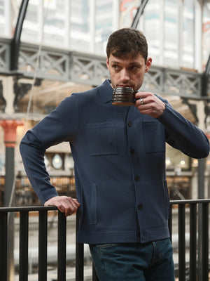 The Knitted Overshirt