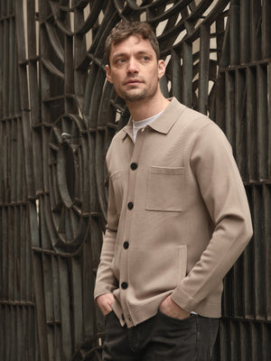 The Knitted Overshirt