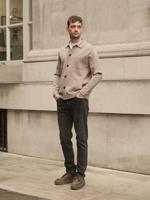 The Knitted Overshirt