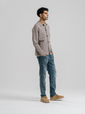The Knitted Overshirt