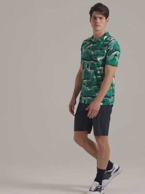 Golf Course Print Polo
