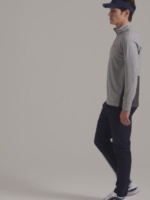 Contrast Panelled Quarter Zip Mid Layer