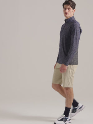 Panelled Quarter Zip Mid Layer