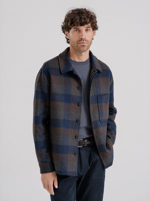 The Wool Check Overshirt