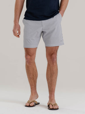 Seersucker Stripe Swim Shorts