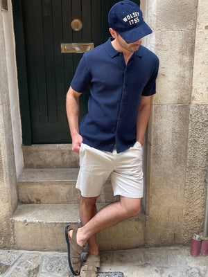 Knitted Button Through Shirt
