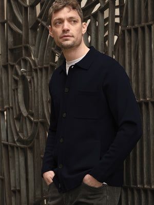 The Knitted Overshirt